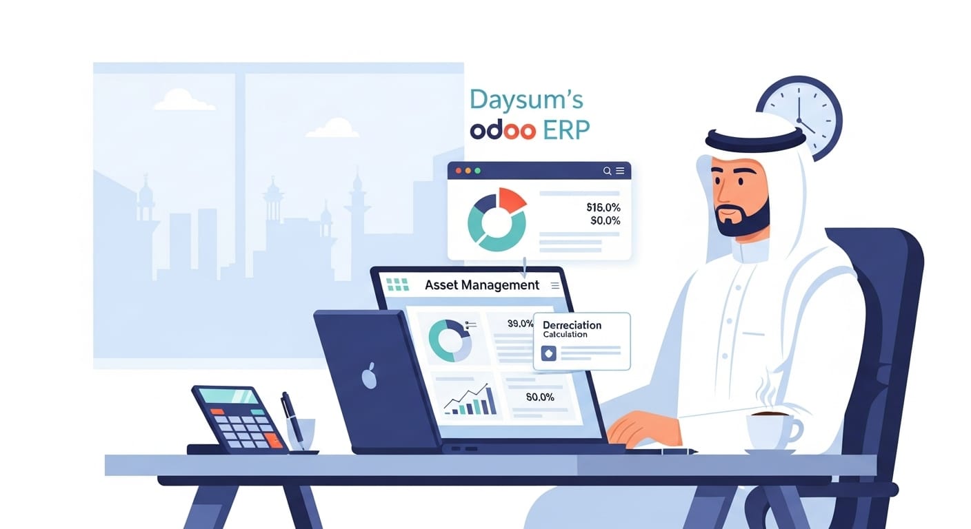 برنامج Odoo المحاسبي من ديسم: إدارة ذكية للأصول وحساب الإهلاك