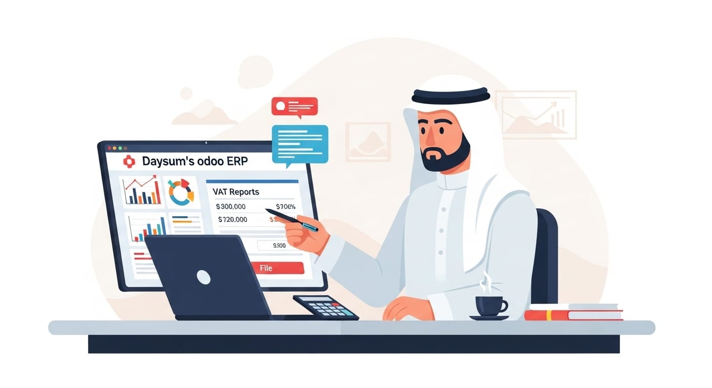 إدارة ضريبة القيمة المضافة في أودو: ما الذي يحتاج إعدادًا ومراجعة؟