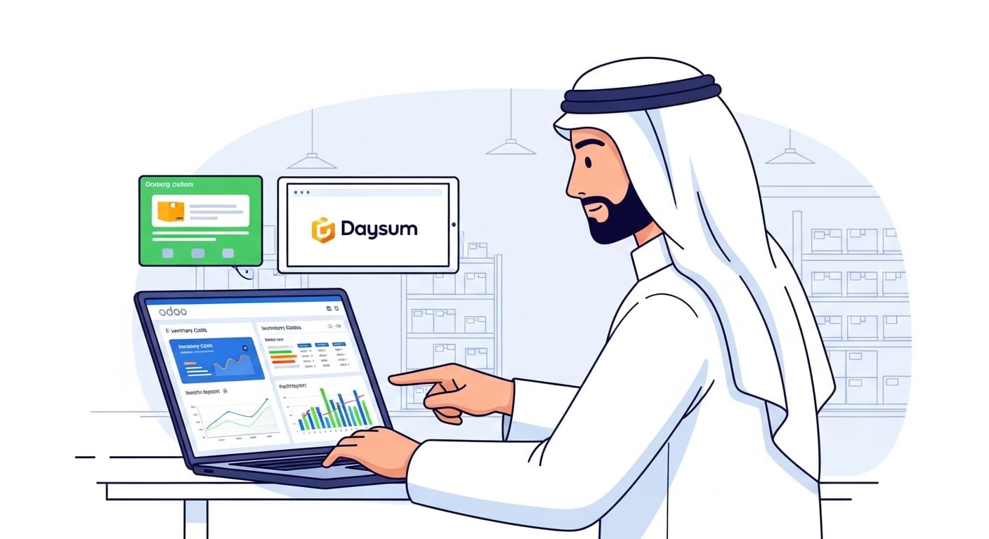 اودو لادارة المخزون: تحكم ذكي في تكلفة البضاعة وتقارير الأرباح
