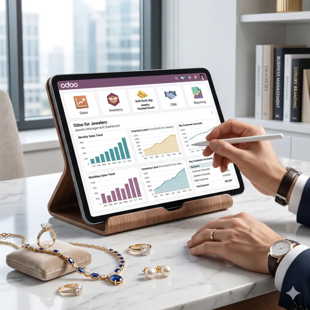 التقييم الشامل: هل نظام (Odoo) المتكامل هو الأفضل لقطاع الذهب؟