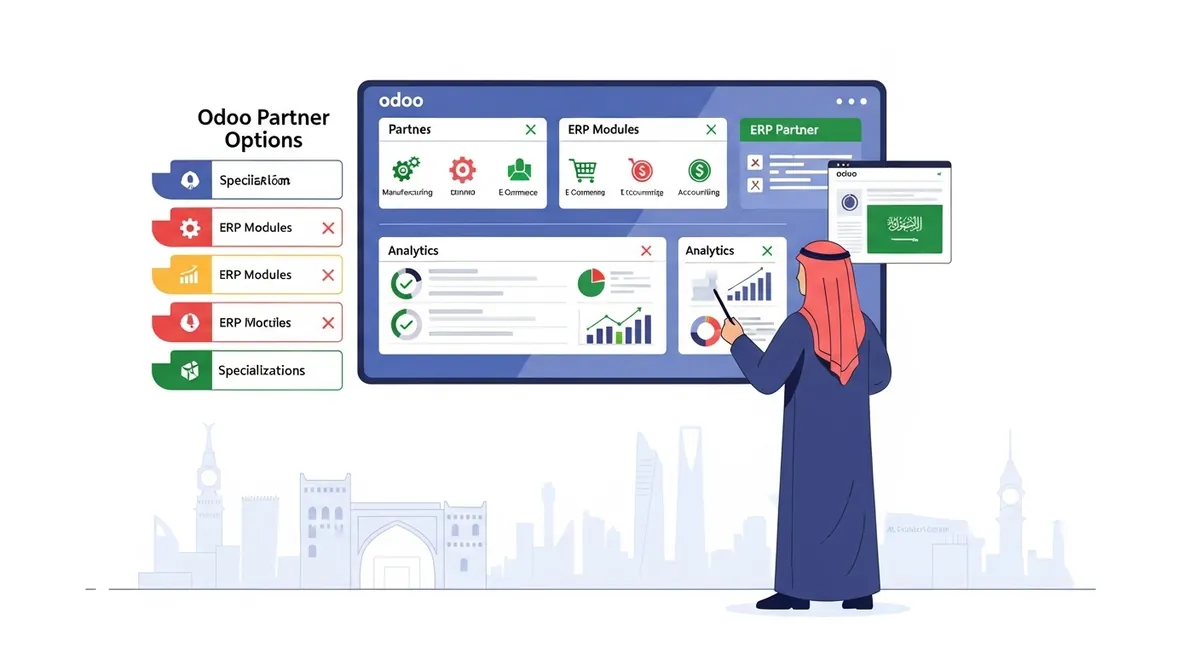 أودو في السعودية: متى تحتاج شريك تطبيق متخصص؟